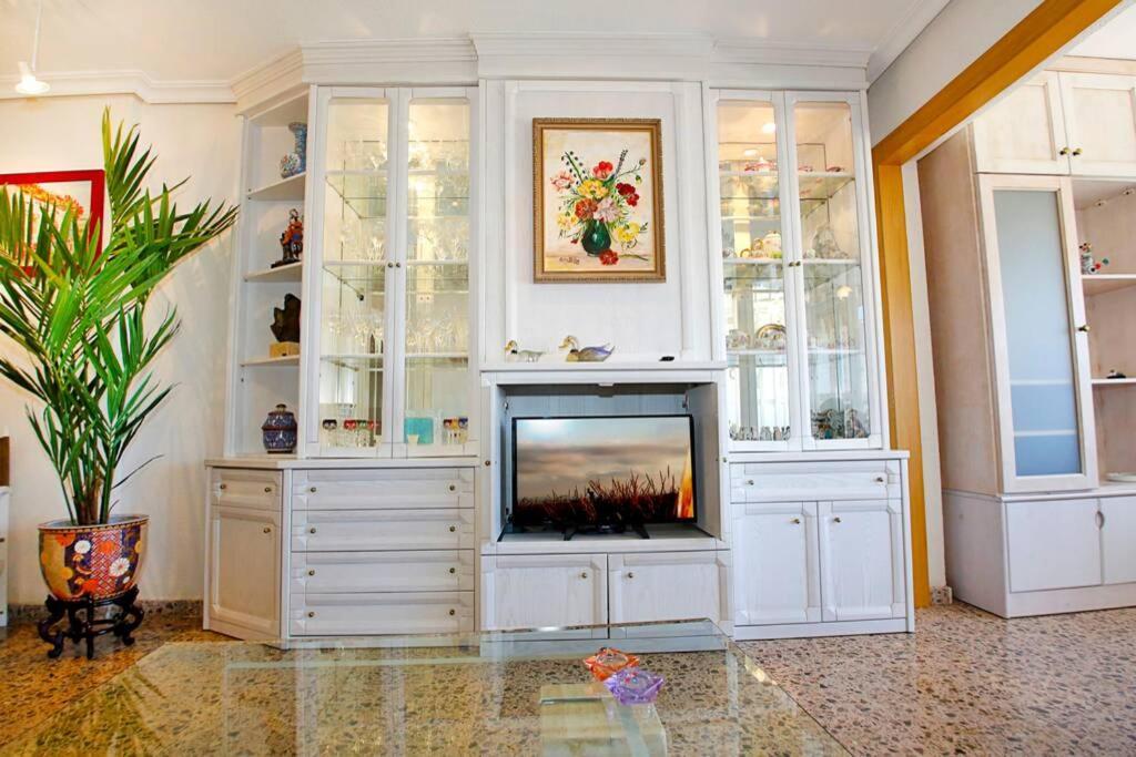 Garden Apartment With Pool And Ac อาลิกันเต ภายนอก รูปภาพ