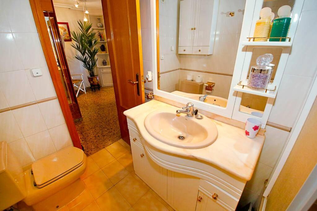 Garden Apartment With Pool And Ac อาลิกันเต ภายนอก รูปภาพ